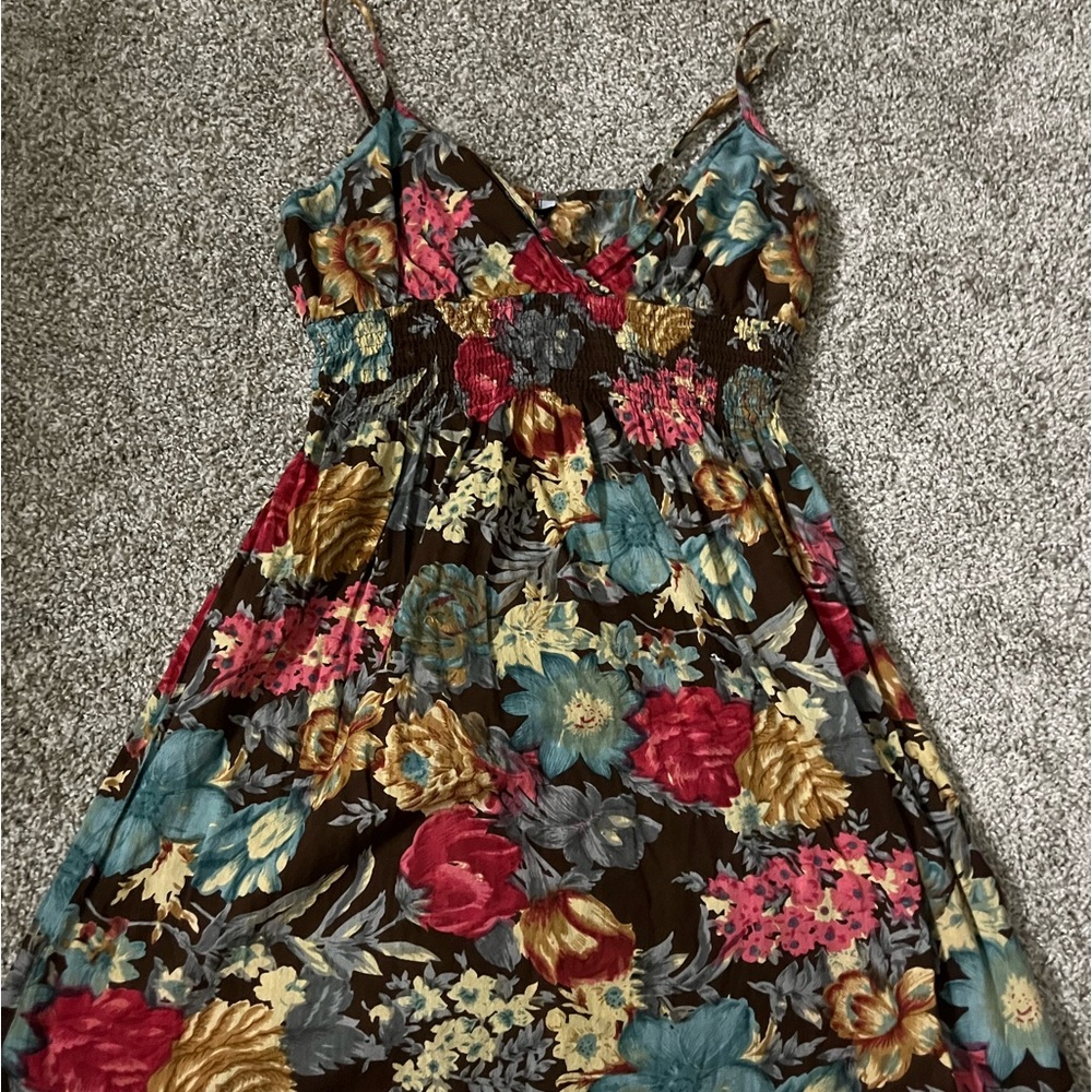 Floral Flowy Mini Dress